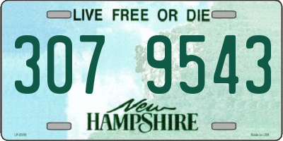 NH license plate 3079543