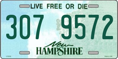 NH license plate 3079572
