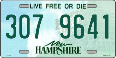 NH license plate 3079641