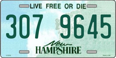NH license plate 3079645