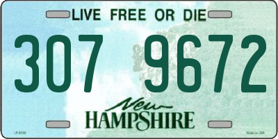 NH license plate 3079672