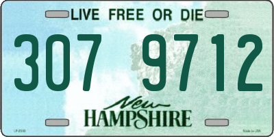 NH license plate 3079712