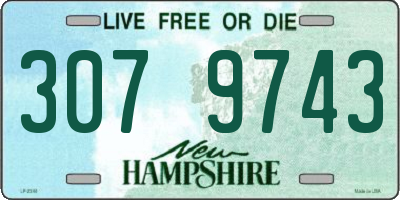 NH license plate 3079743