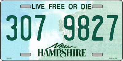 NH license plate 3079827
