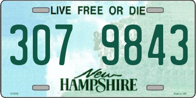 NH license plate 3079843