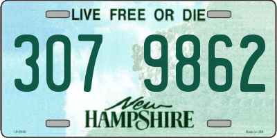 NH license plate 3079862