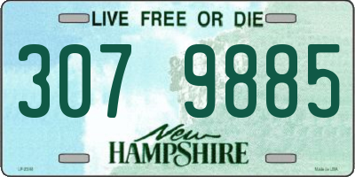 NH license plate 3079885