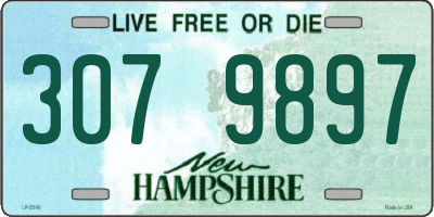 NH license plate 3079897