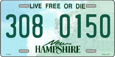NH license plate 3080150