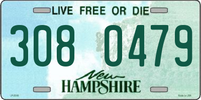 NH license plate 3080479