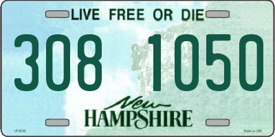 NH license plate 3081050