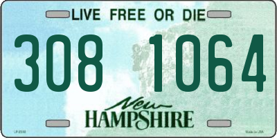 NH license plate 3081064