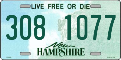NH license plate 3081077
