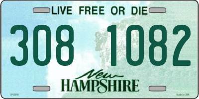 NH license plate 3081082