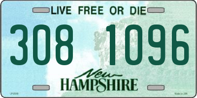 NH license plate 3081096