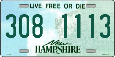 NH license plate 3081113