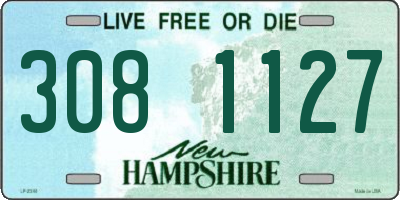 NH license plate 3081127