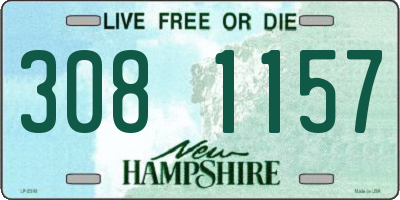 NH license plate 3081157