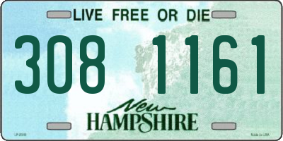 NH license plate 3081161
