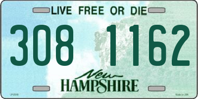 NH license plate 3081162