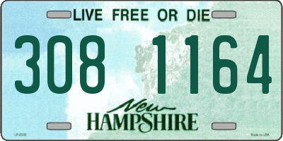 NH license plate 3081164
