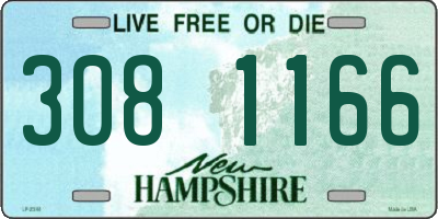 NH license plate 3081166
