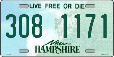 NH license plate 3081171