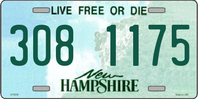 NH license plate 3081175