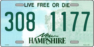 NH license plate 3081177
