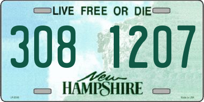 NH license plate 3081207