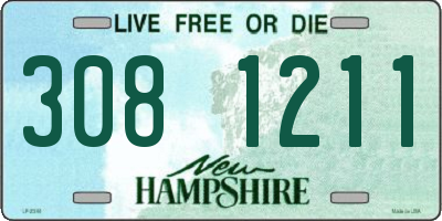 NH license plate 3081211