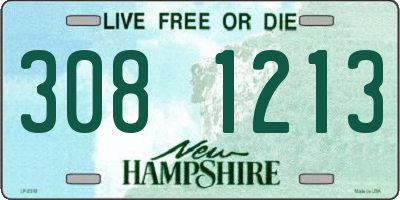 NH license plate 3081213