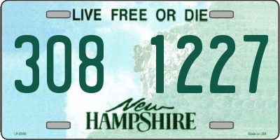 NH license plate 3081227