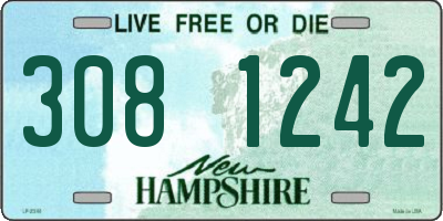 NH license plate 3081242