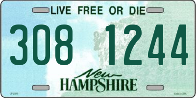 NH license plate 3081244