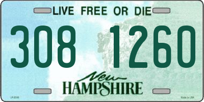 NH license plate 3081260