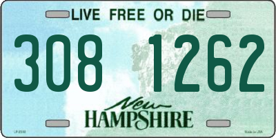NH license plate 3081262