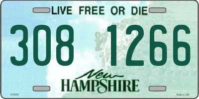 NH license plate 3081266