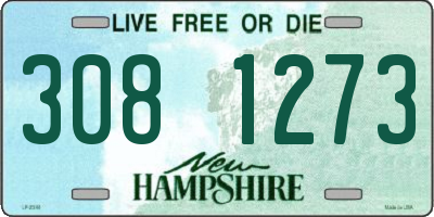 NH license plate 3081273