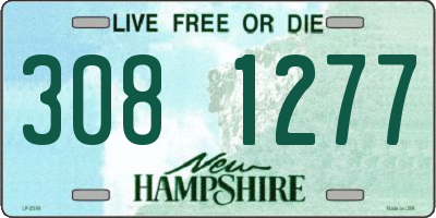 NH license plate 3081277