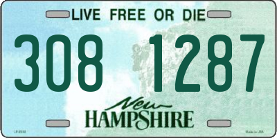 NH license plate 3081287
