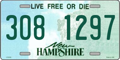 NH license plate 3081297