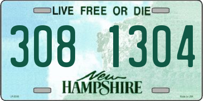 NH license plate 3081304