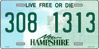 NH license plate 3081313