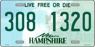 NH license plate 3081320