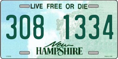 NH license plate 3081334