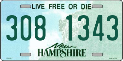 NH license plate 3081343