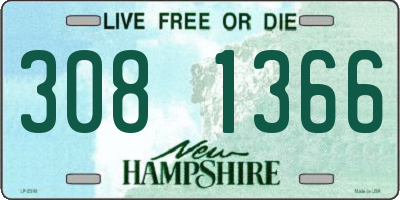 NH license plate 3081366