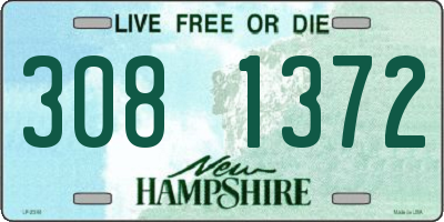 NH license plate 3081372