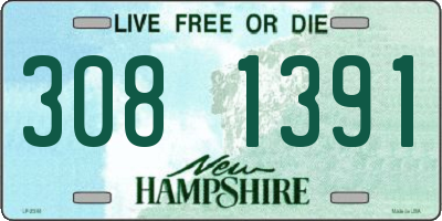 NH license plate 3081391